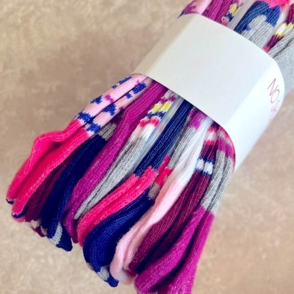 Brand New Charlotte 20-Pair Pack of Girls Socks No Show Ankle Colorful Unicorn - Picture 4 of 14